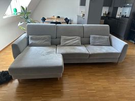 Günstiges graues Ikea Sofa inkl. Kissen