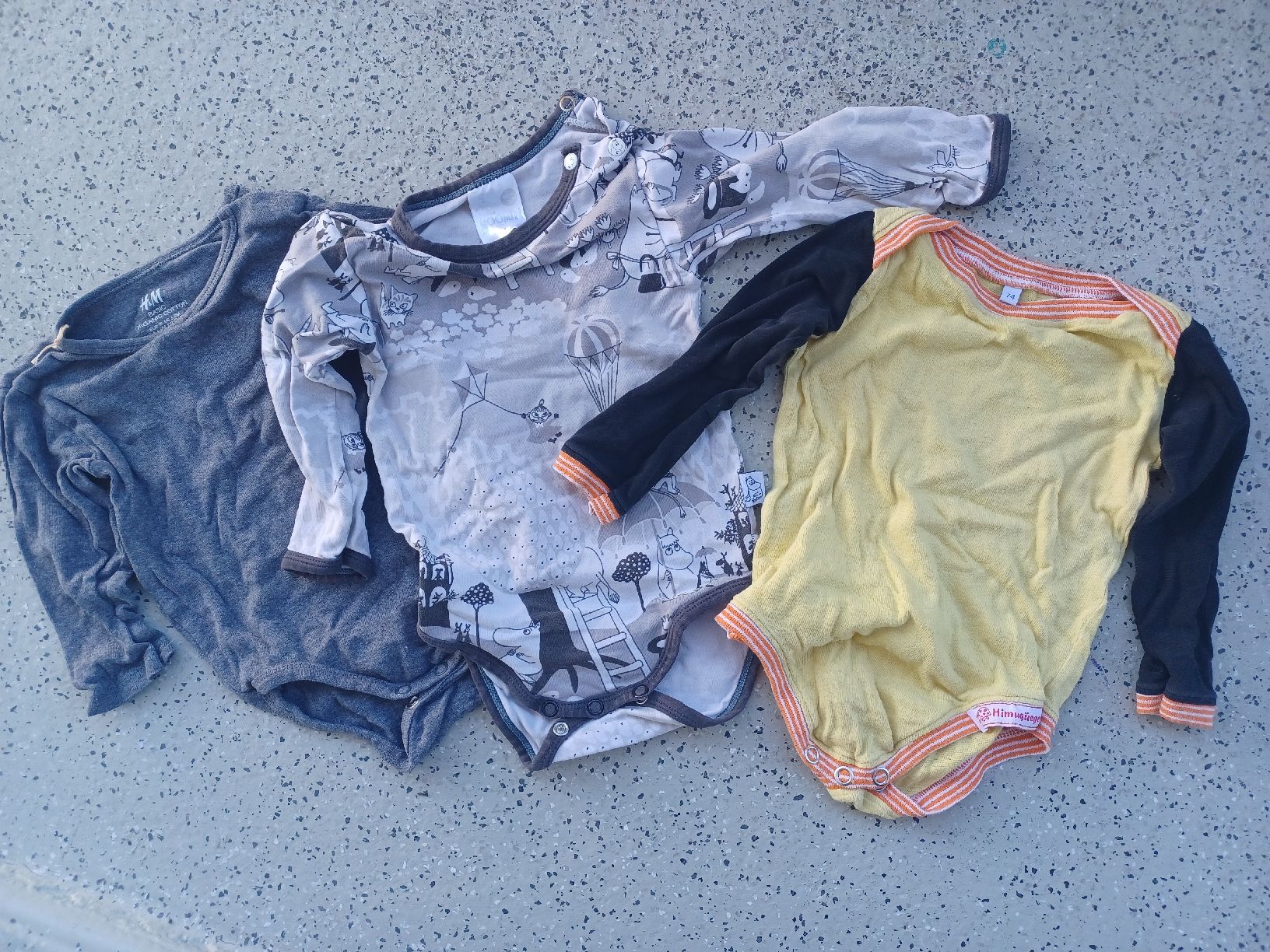 Biancheria intima: drei Langarmbodys Grösse 74 – Usato da Worb venduto da Osterthal
