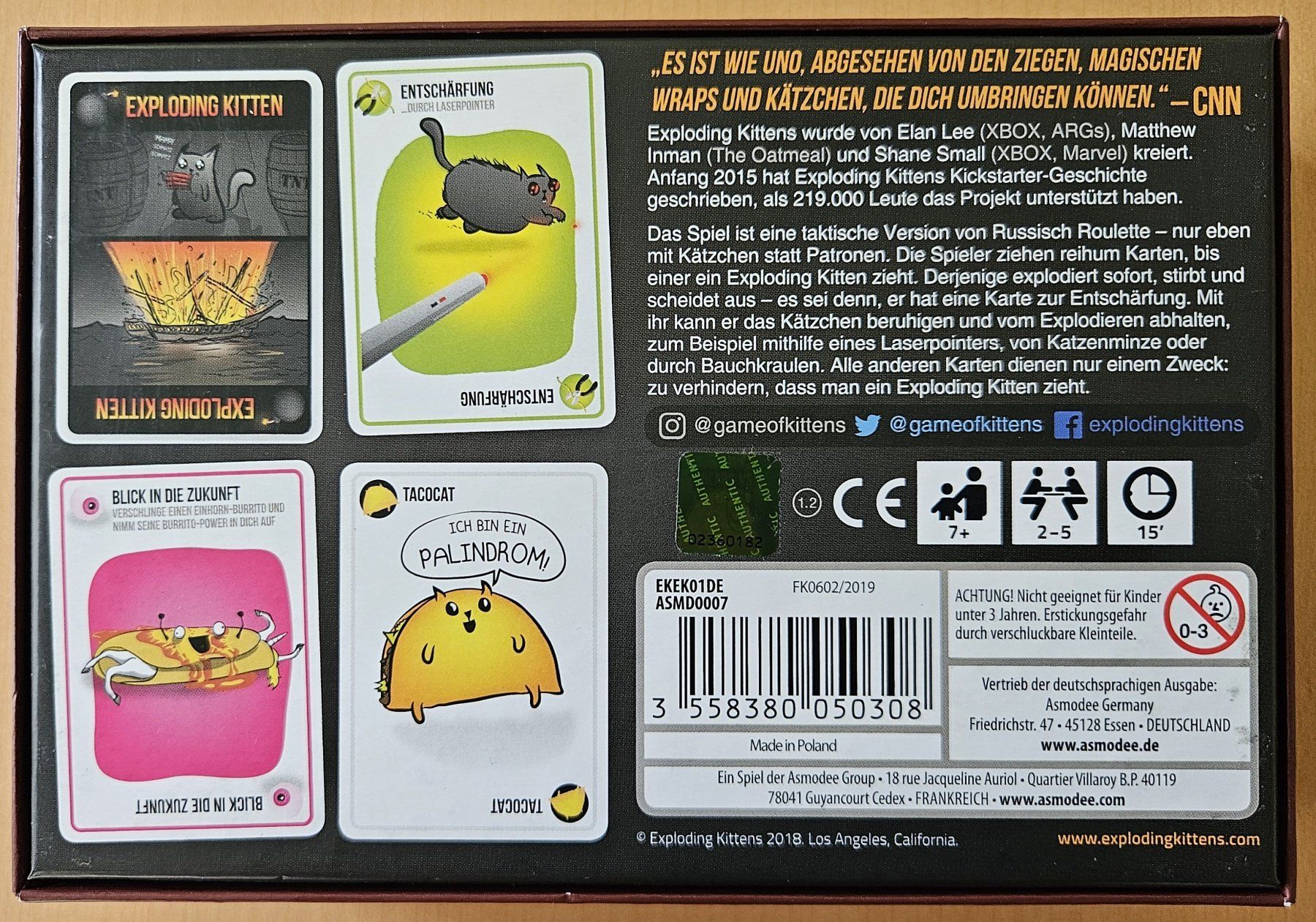 Giochi: Spiel: Exploding Kittens – Usato da Schaffhausen venduto da asyouwestley 2