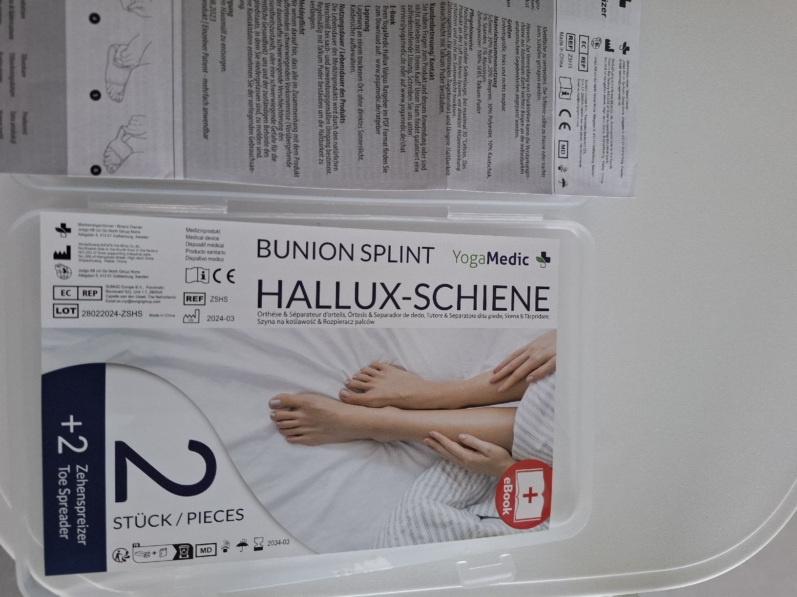 Medizinische Geräte: Tutori per alluce valgo e separatori – Neu und originalverpackt aus Camorino von ros_cj5f 4