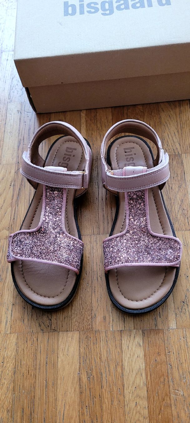Bisgaard Schuhe für Mädchen: BISGAARD Rosagold NEU Sandalen, Grösse 36 – Neu und originalverpackt aus Emmenbrücke von gatasalvache 1