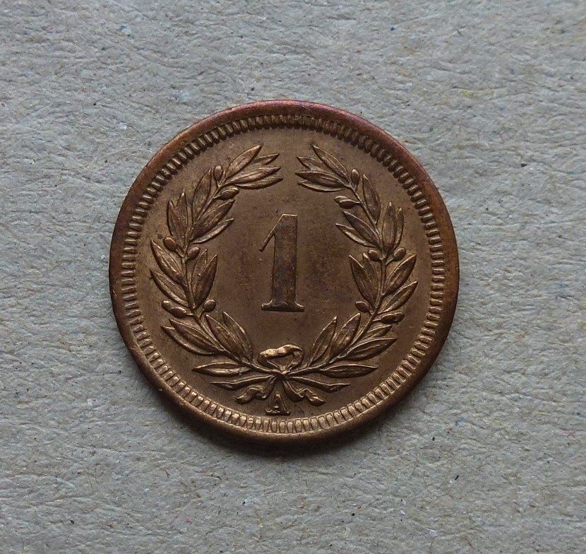 Tutti le monete: ++ 1 Rappen 1851 – Usato da Walkringen venduto da Casablanca777 1