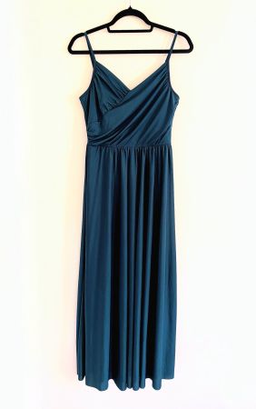 Abendkleid petrol, Grösse 36