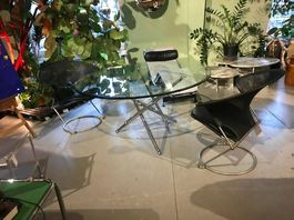 Cassina Tensegrity 714 Chrom Vintage Couchtisch Waddell