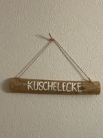 Deko Holzschild "Kuschelecke" 