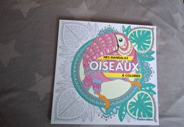 Livre coloriage Mes mandalas oiseaux à colorier neuf/Malbuch