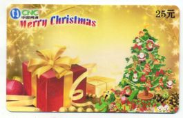 Telefonkarte "Weihnachten".