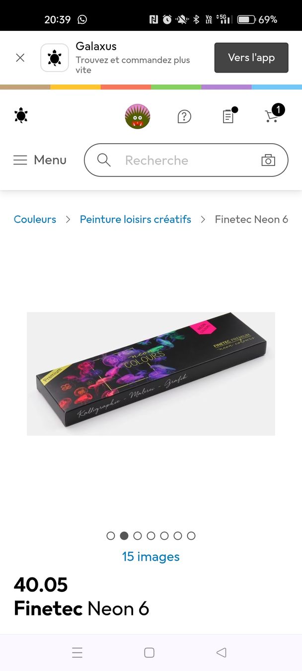 Colori: Aquarelle FINETEC 6 couleurs néon – Nuovo e nell'imballaggio originale da Morges venduto da Naydeimy1731 3