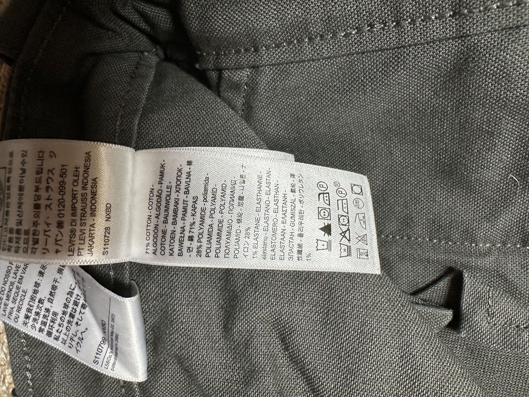 Levi's Pantaloni: Levis Skate New Utility Cargohose, dunkelgrau, 32/32, E – Usato da Mettmenstetten venduto da Starbright2 3