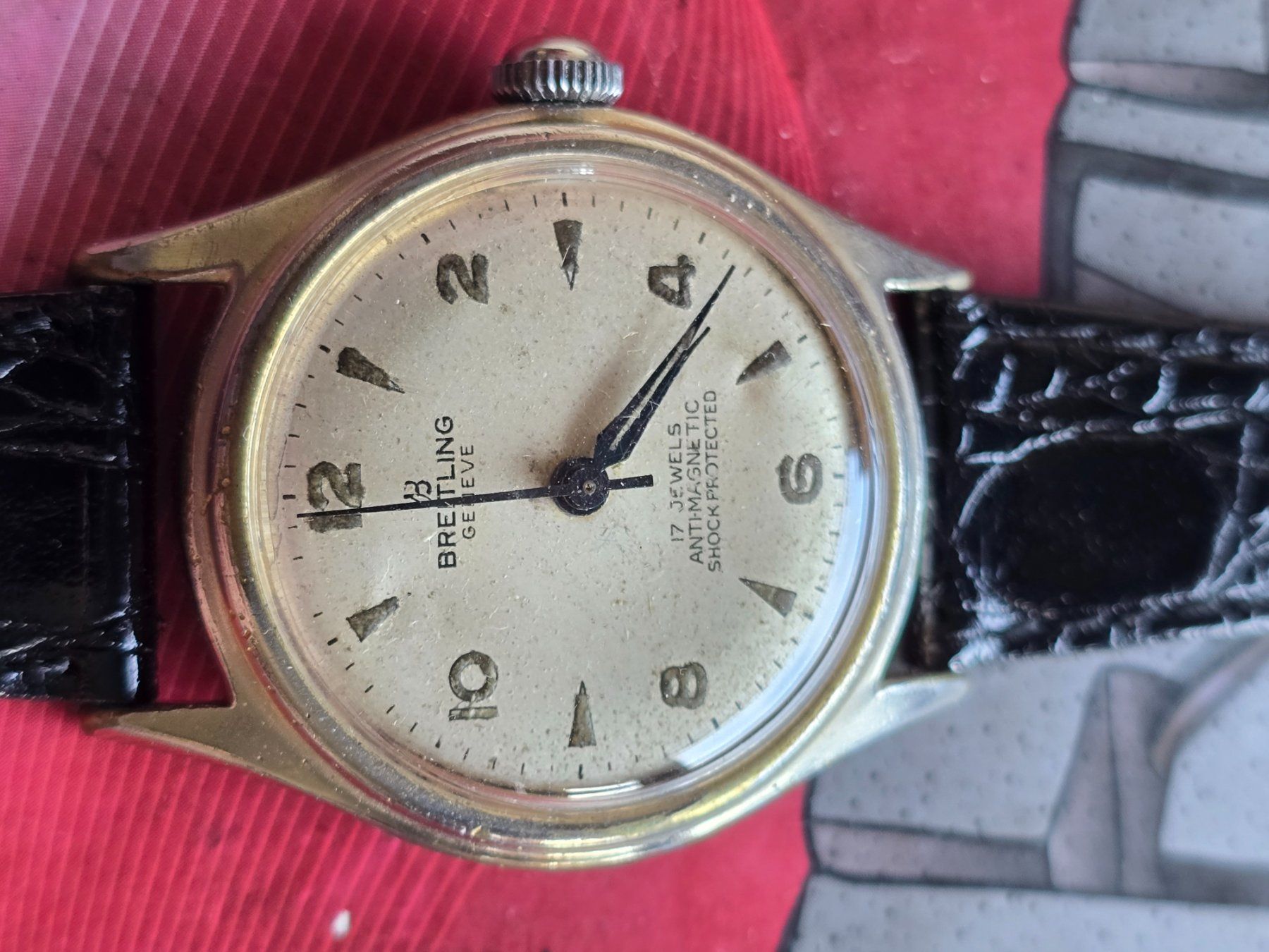 Eterna Orologi: 331 Breitling HA aus ca 1948 Cal. Peseaux 350 – Usato da Muri AG venduto da Corredor 3