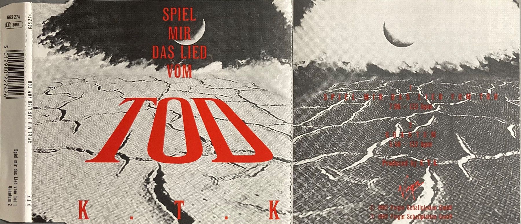 CDs: K.T.K. - SPIEL MIR DAS LIED VOM TOD – Gebraucht aus Poliez-Pittet von Newtown-Records