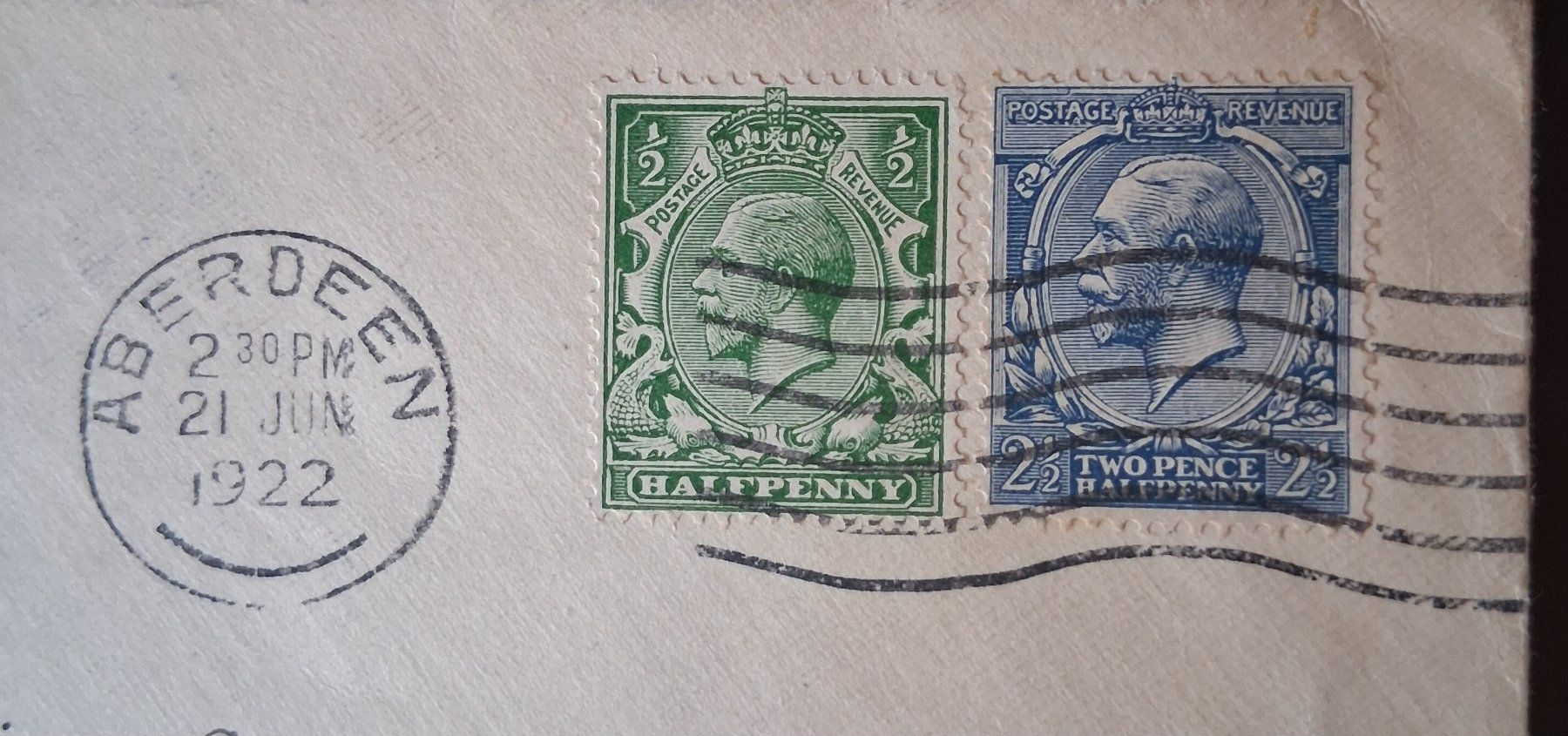 Tutti i francobolli: Briefumschlag Aberdeen-Waldstatt 1922 – Usato da Stalden (Sarnen) venduto da Salina_23 1