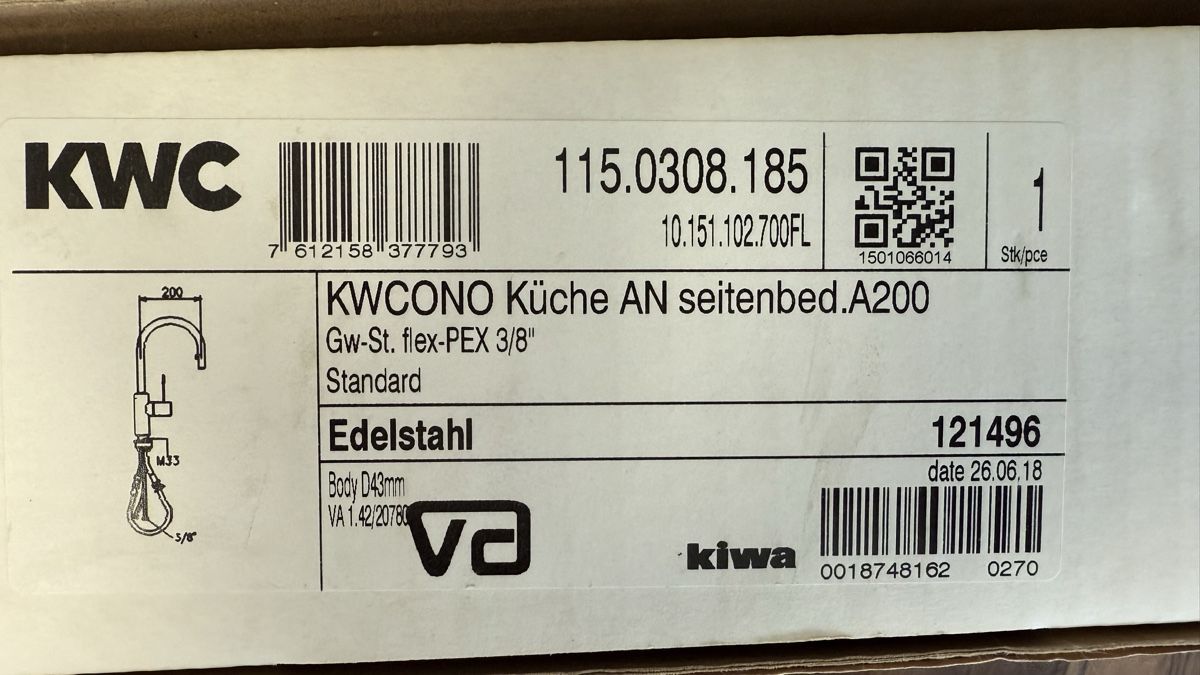 Kwc Rubinetteria: KWC  ONO Küchenmischer – Nuovo (secondo la descrizione) da Wiesendangen venduto da Auri_0 4