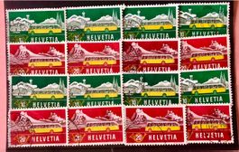Nr.314/315 Sondermarken Alpenpost 1953 mit Stempel   