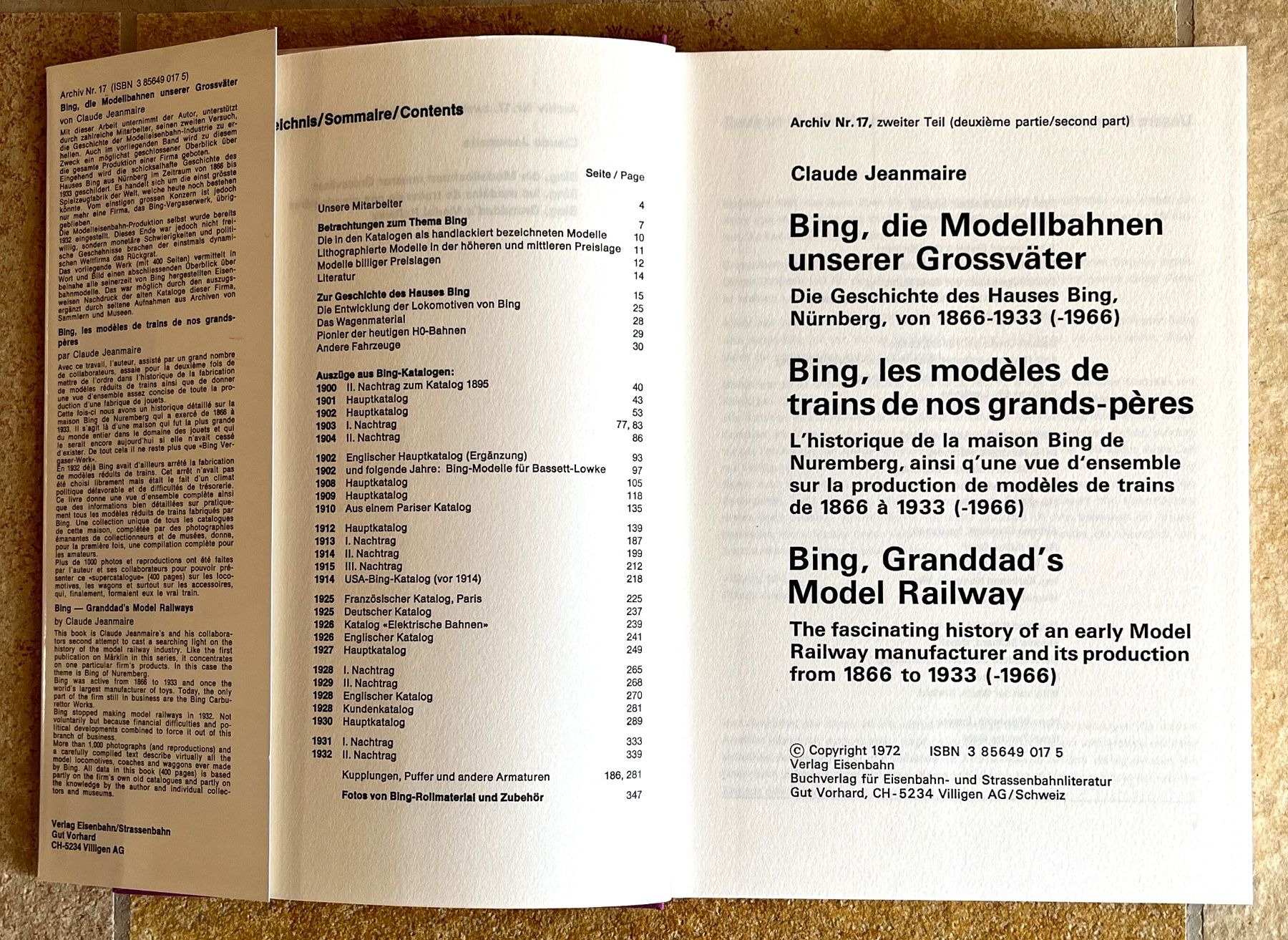 Libri: Bing Modellbahnen unserer Grossväter – Nuovo (secondo la descrizione) da Volketswil venduto da Chudschi 1