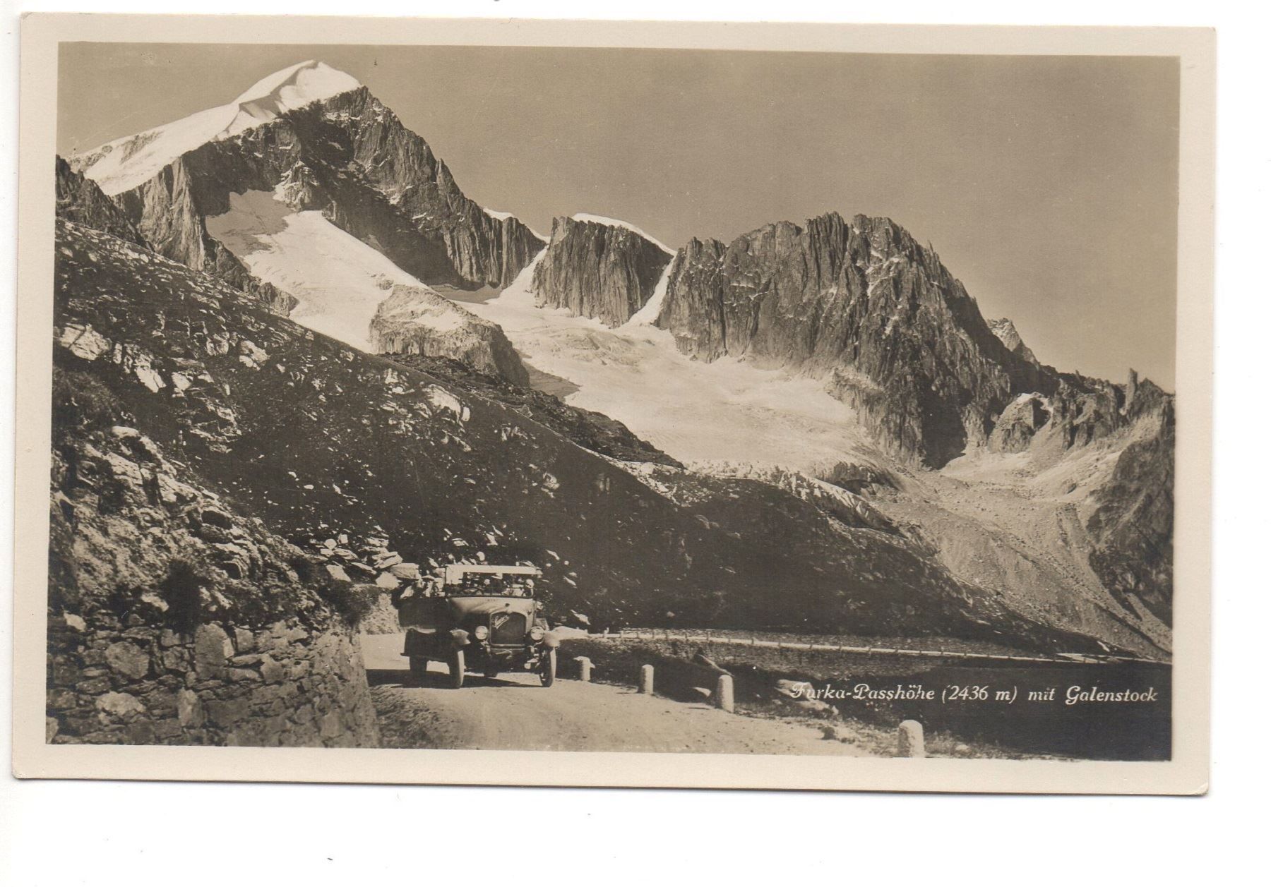 Cartoline postali: FURKA-PASSHÖHE mit Galenstock, Postauto – Nuovo (secondo la descrizione) da Jona venduto da philajona