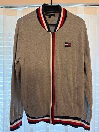 Herren Strickjacke Tommy Hilfiger grau Grösse M