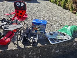 Camping Set: Zelt, Grill, Stühle & vieles mehr!