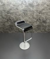 LaPalma LEM S80 Barhocker – schwarzes Leder Bar Stuhl Lem