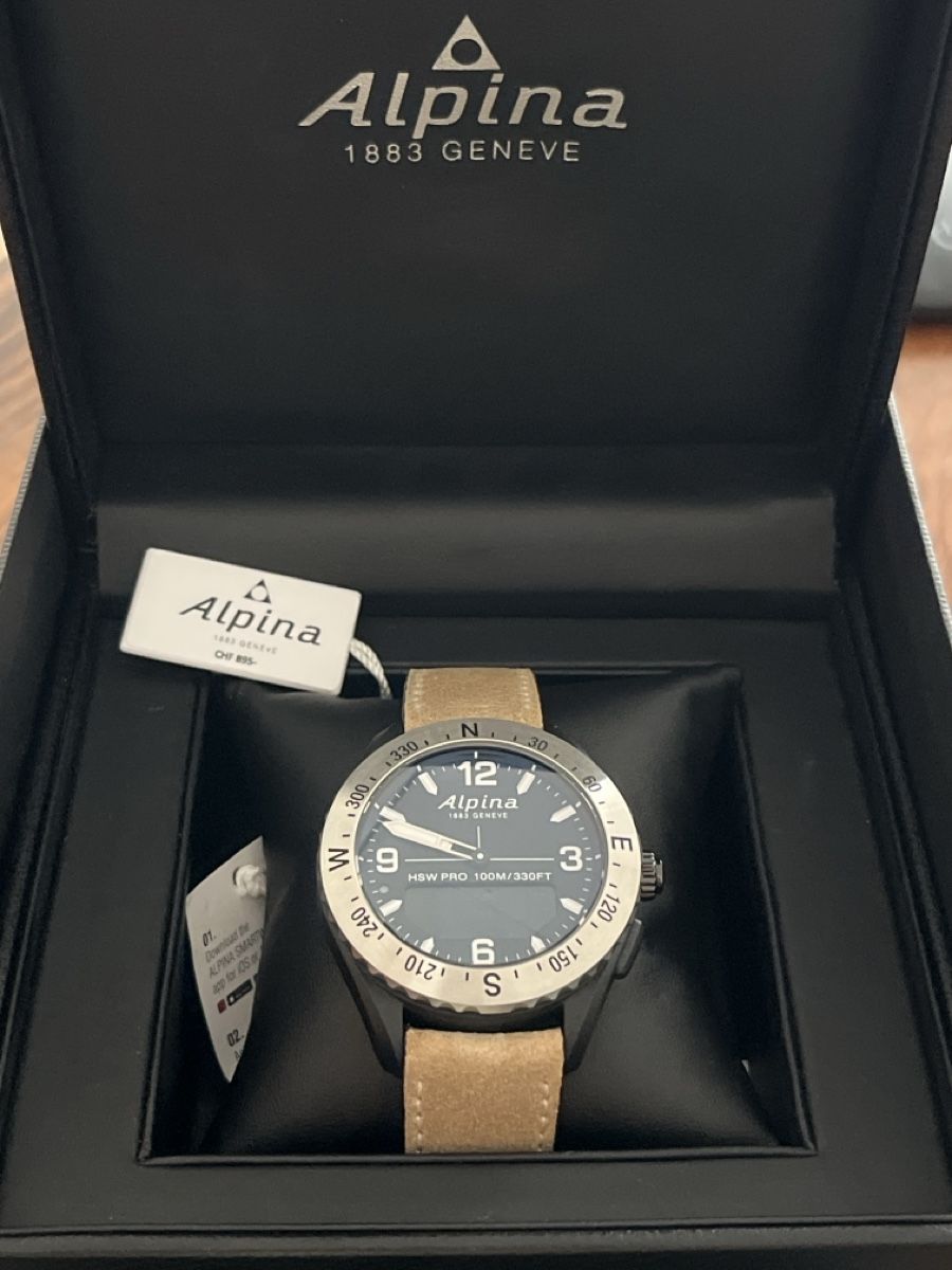 Alpina Orologi: Alpina Alpiner HSW pro Quartz  – Usato da Rheineck venduto da UhrenReinhardt
