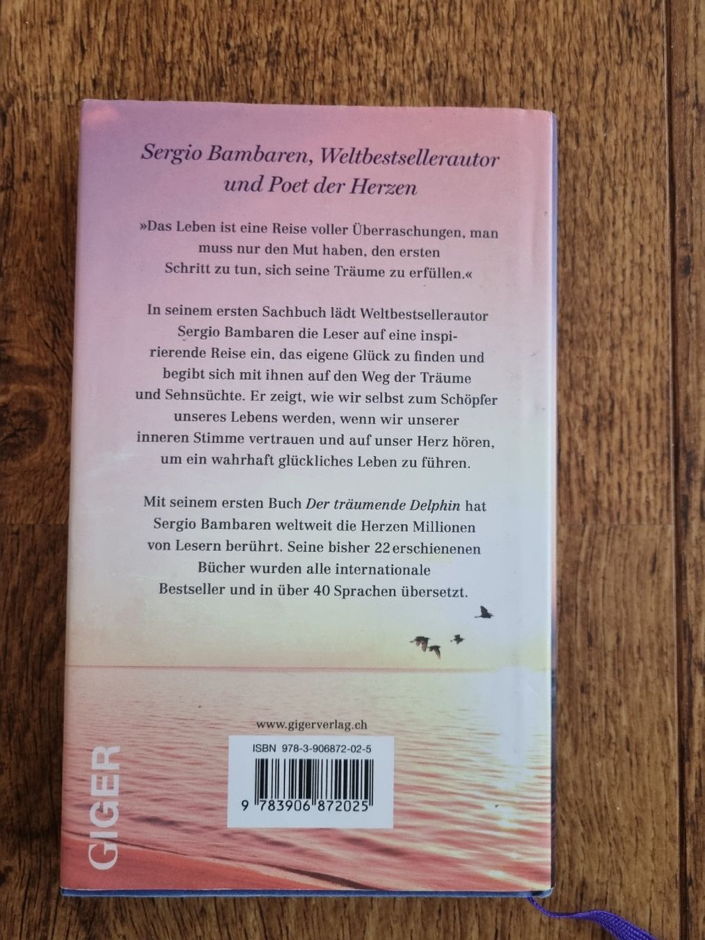 Libri: Sergio Bambaren: Lebe deine Träume! – Usato da Grindelwald venduto da schonegg 1