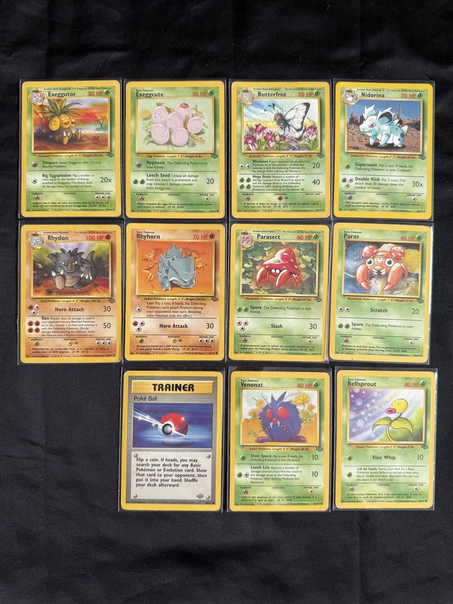 Pokémon Carte collezionabili: Pokemon Jungle set 11 cards – Usato da Winterthur venduto da SiddyPokemon
