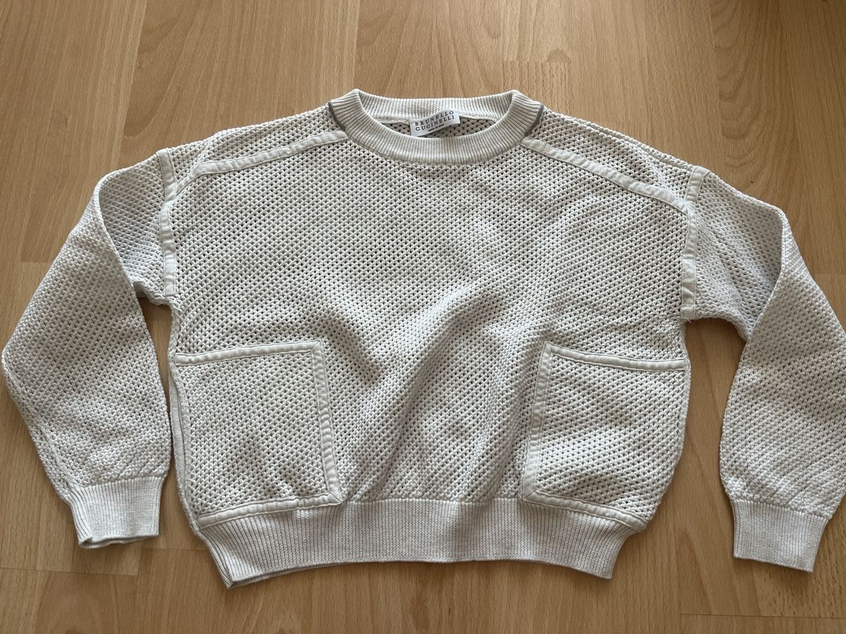 Brunello Cucinelli Maglioni & Felpe: Pull d’été Brunello Cucinelli fille taille 6 ans  – Usato da Etoy venduto da Sbouchon