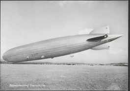 1931 AK Luftaufnahme ZEPPELIN Landung Friedrichshafen ab 1.-