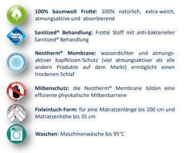 Libri: Frottee Matratzenschoner wasser 70x140cm – Nuovo e nell'imballaggio originale da Thalheim an der Thur venduto da elmarket 2