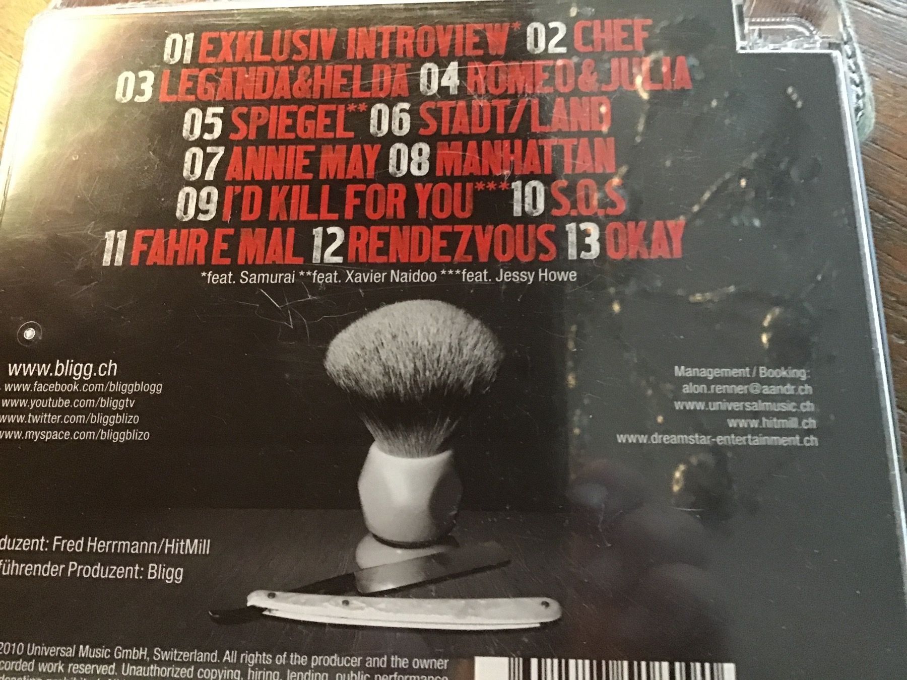 CD: BLIGG.  * – Usato da Thierachern venduto da sweden08 1