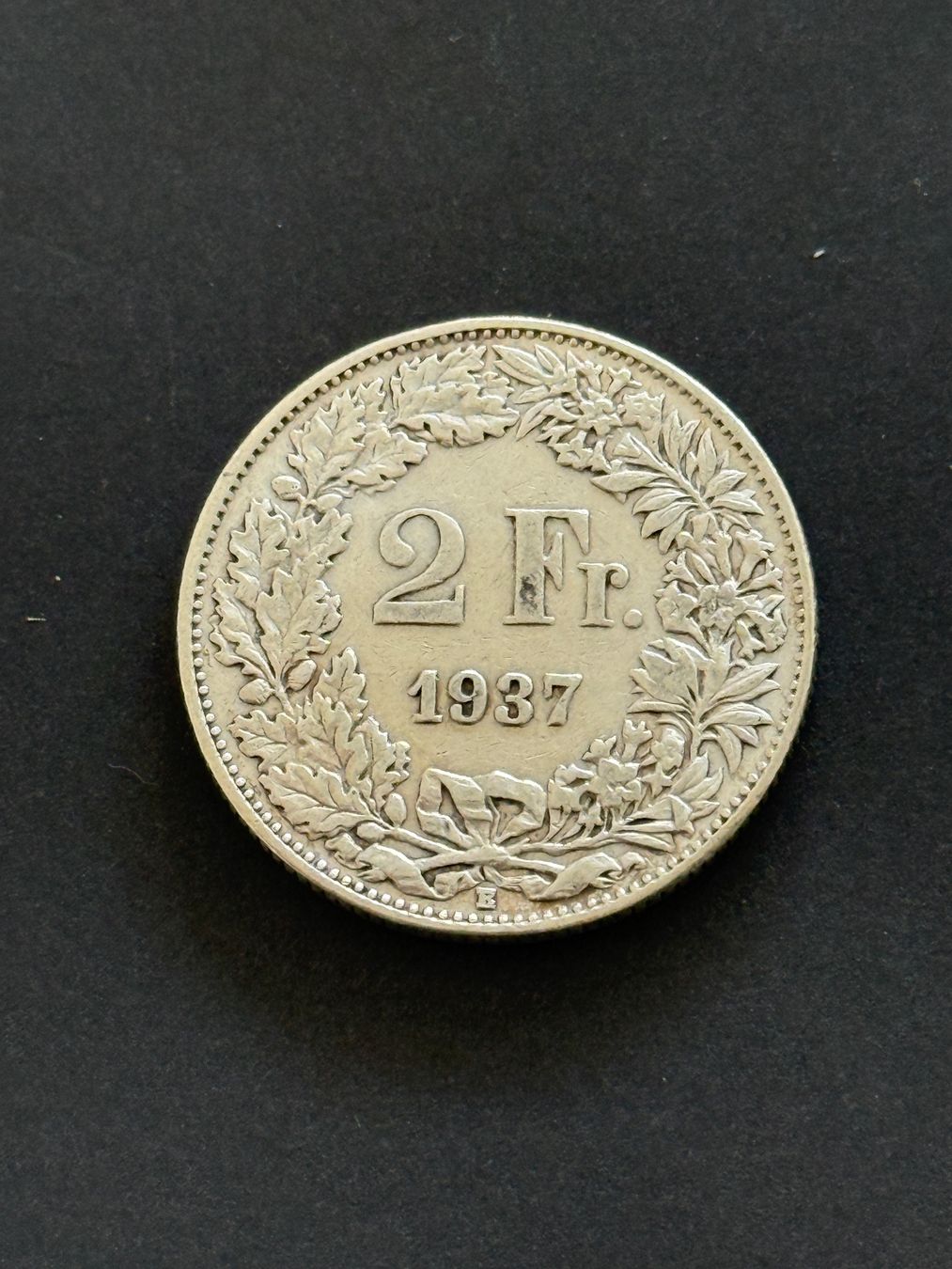 Tutti le monete: 2 Franken 1937  Rar – Usato da Wallisellen venduto da SWISS_SILVER1