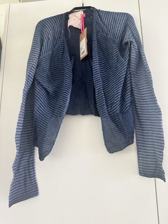 Lieblingsstueck Strickjacke Gr.34 Blau Gestreift Neu! 50
