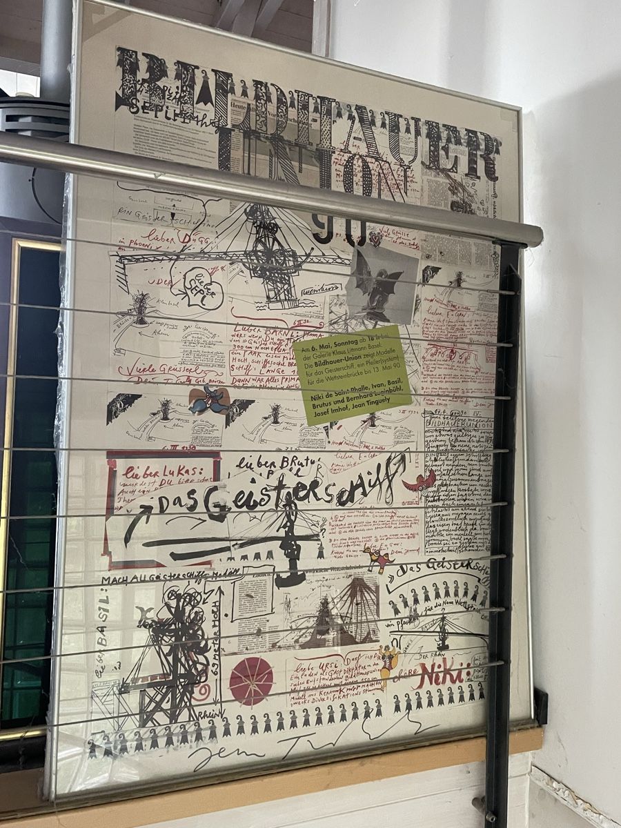 Poster & Bilder: Affiche Bildhauer Union 1990 Jean Tinguely – Gebraucht aus Vallamand von Bricbracbroc82 9