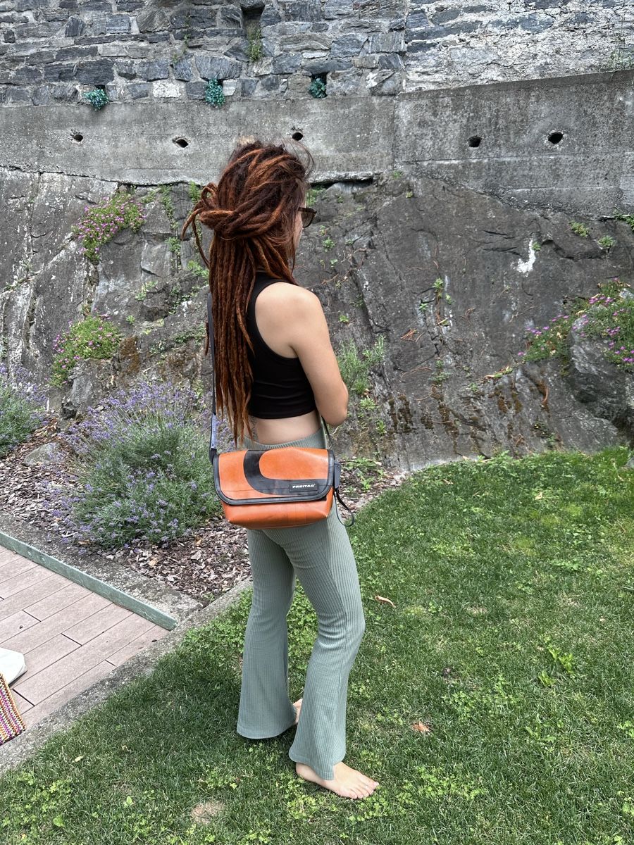 Freitag Borse: Orange Freitag Bag – Usato da Bellinzona venduto da Samirablank 4