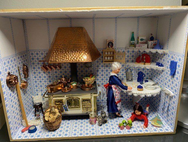 Puppenhäuser & -möbel: Nostalgische Küche mit vielen Miniaturen – Neu (gemäss Beschreibung) aus Winterthur von Naturewoman 1