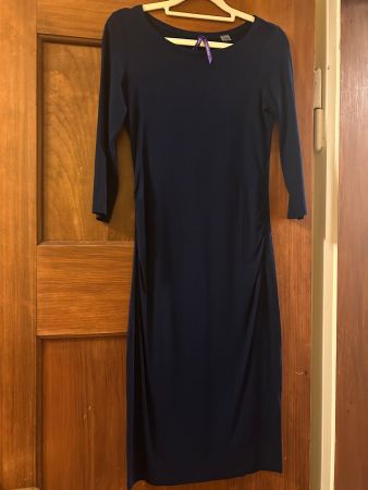 Dunkelblaues Maternity Kleid von Seraphine, Gr 36 (D)
