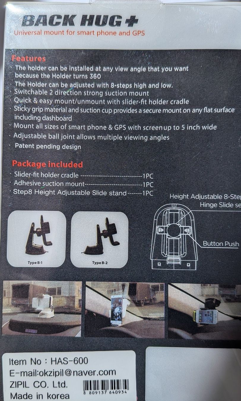 Staffe: Handyhalterung (Back Hug +) – Nuovo e nell'imballaggio originale da Bern venduto da KlickUndWeg 3