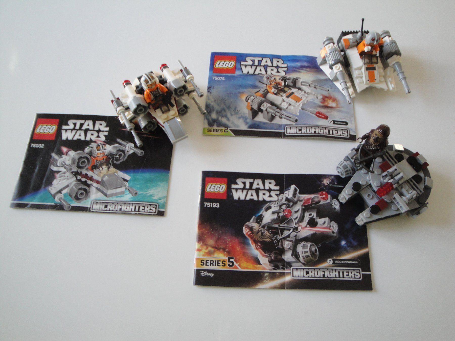 Lego Baukästen: LEGO Star Wars 75032+75074+75193  Microfighters – Gebraucht aus Oberentfelden von casa55