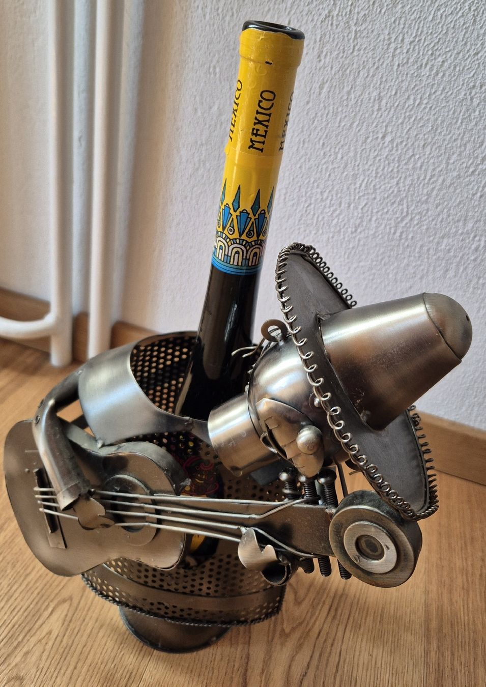 Supporti a parete: Metall-Weinflaschenhalter "Mexico" – Usato da Gams venduto da tischi97 3