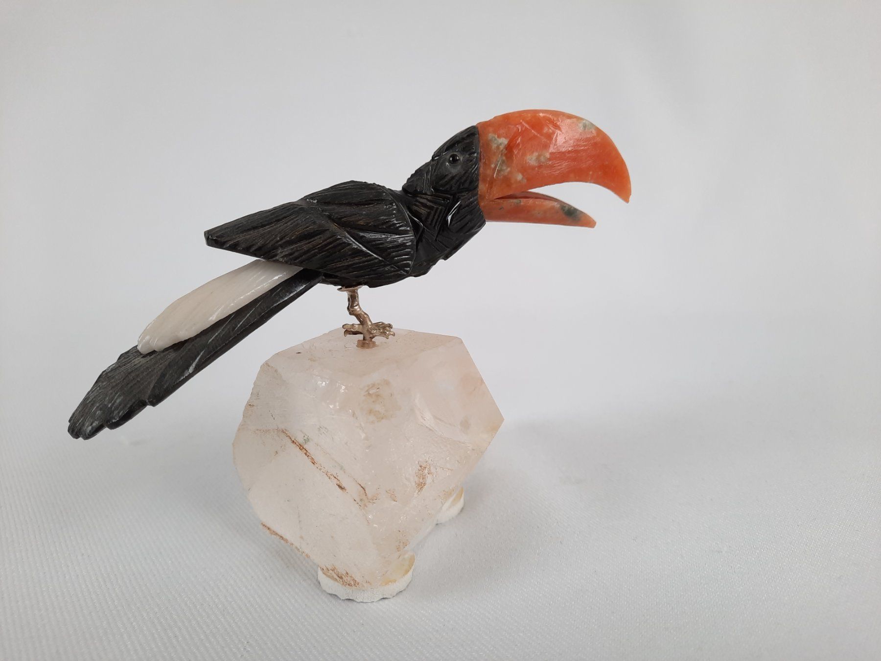 Minerali & Pietre curative: 2 Vögel auf Bergkristall – Usato da Beinwil am See venduto da Restwert_Beinwil 2