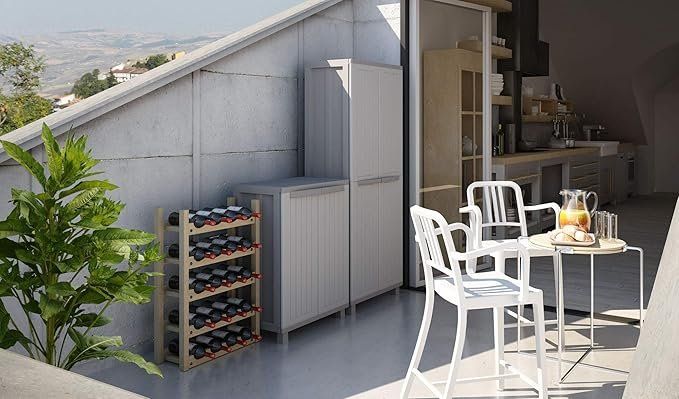 Box contenitori: Gartenschrank Kunststoffschrank Holzoptik Multifunktion – Nuovo e nell'imballaggio originale da Zürich venduto da Novamart 3