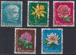 29x) Pro Juventute Satz 1967 ET Vollstempel