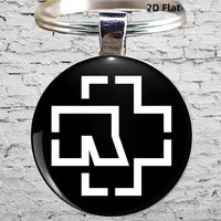 🎸🖤 Rammstein Logo Schlüsselanhänger – Rock Dein Outfit! 🎸