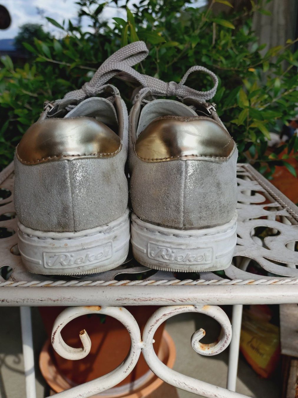 Rieker Damenschuhe: RIEKER Sneakers, Gold-Vintage, Grösse 41 – Gebraucht aus Uster von Junipa 3