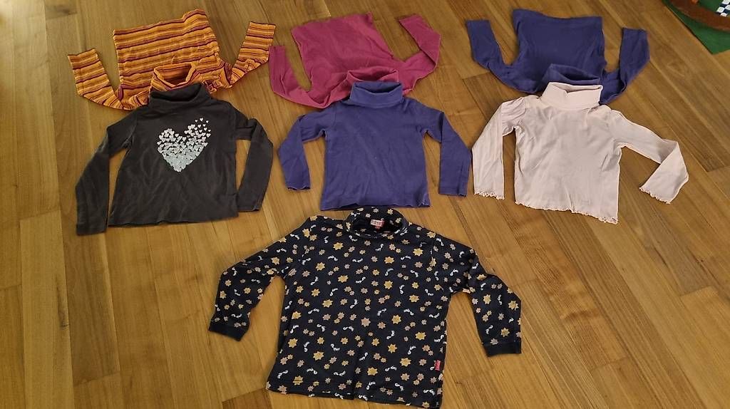 Maglioni & Felpe: Div. leichte Baumwoll-Rollkragen-Pullover Gr. 110 bis 128 – Usato da St. Gallen venduto da Libelle99