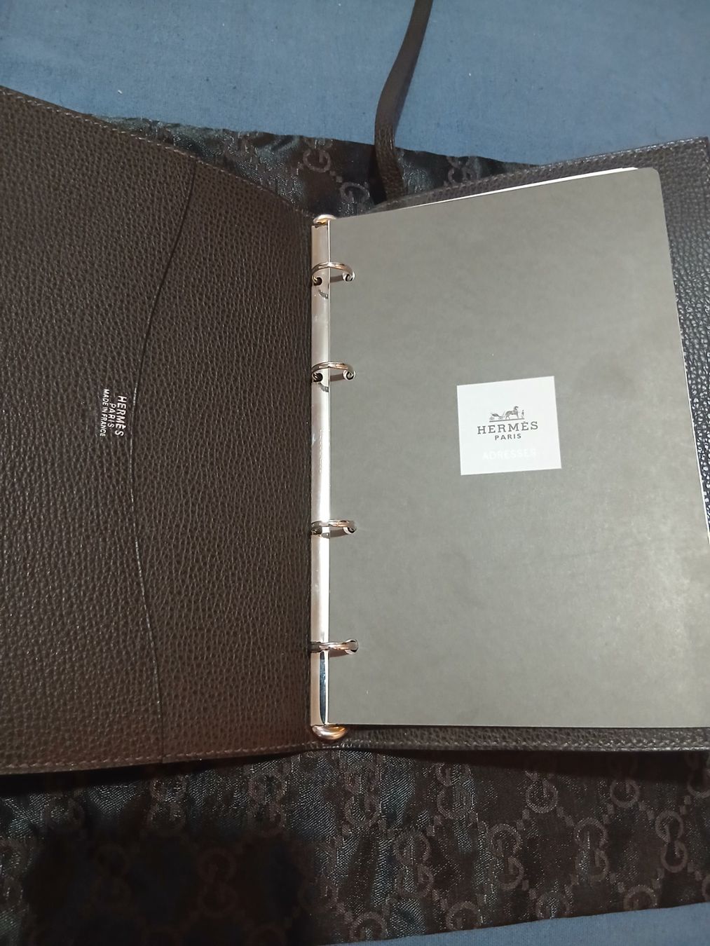 Hermès Blocs de correspondance: HERMES agenda cuir – D'occasion à Le Grand-Saconnex par Rgt87 1