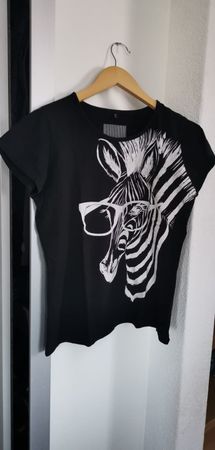 Shirt Zebra Rainbow / Grösse 40/42