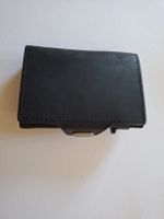 Kartenetui Smart Wallet Schwarz mit Münzfach NEU