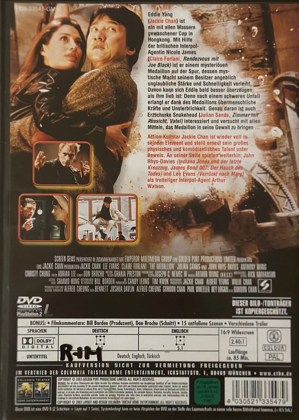 Alle DVDs: Das Medaillon – Gebraucht aus Malters von  1