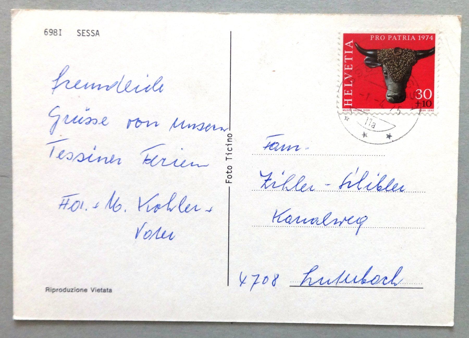 Cartoline postali: Saluti da Sessa – Difettoso da Fétigny venduto da Billy2miny 1